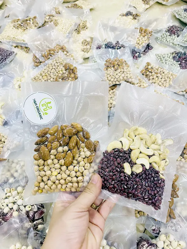 SỮA HẠT - SET HẠT LÀM SỮA MIX SẴN 30 NGÀY KHÁC NHAU - QUÀ TẶNG HẤP DẪN Topping Chua 7