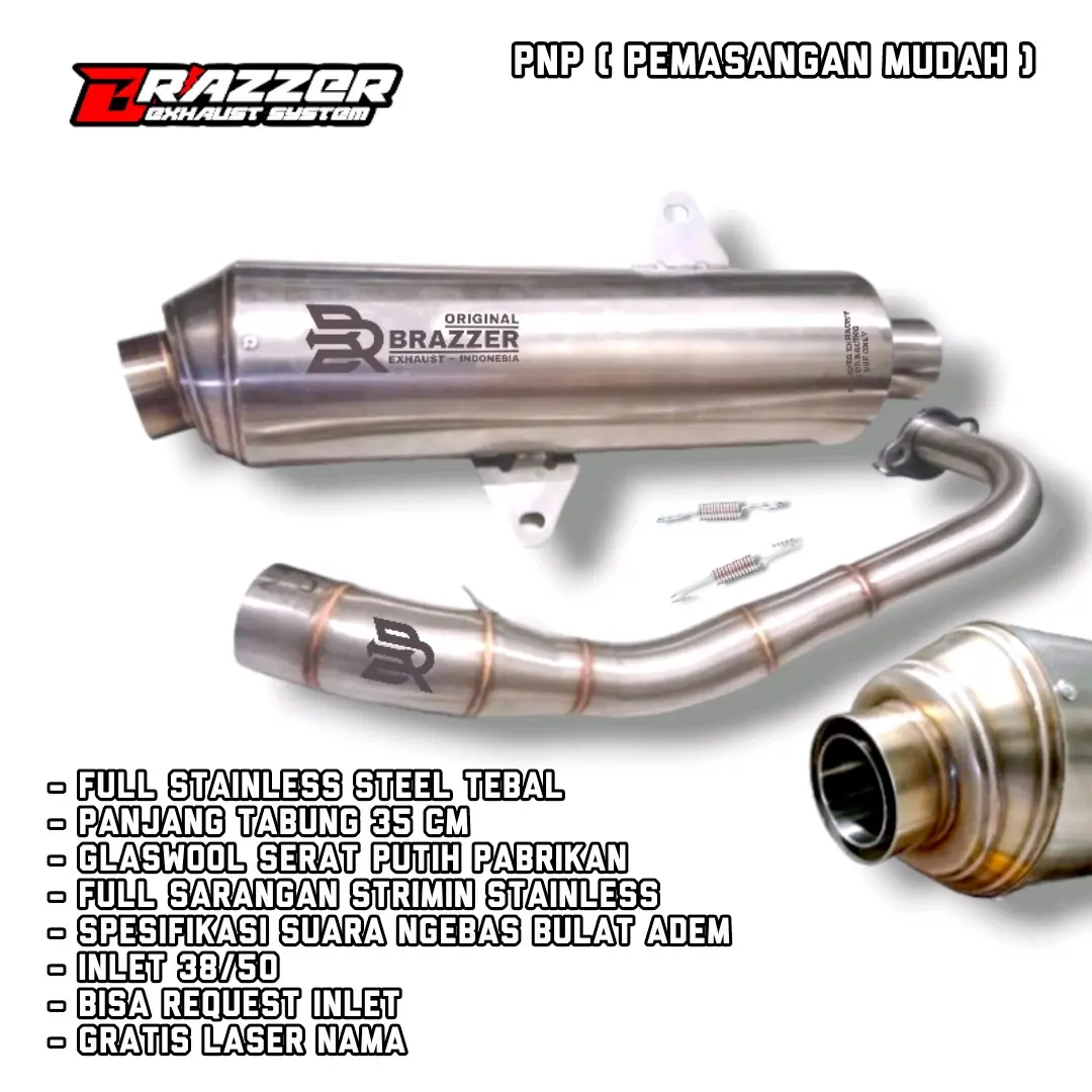 Knalpot Standar Racing Nmax old nmax new aerox old aerox new pcx Vario Xmax 250 Beat Karbu Beat Deluxe Beat Esp fi Scoopy New Scoopy Esp fi Lexi 125 Mio Sporty mio M3 Mio soul GT mio smile fazzio filano genio X-RIDE dll kendaraan motorcycle racing
