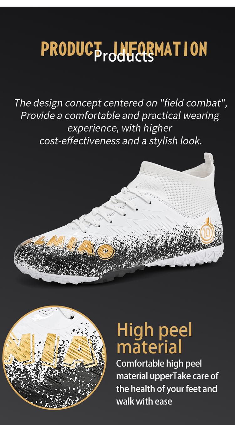 Product Introduction of （SIZE 33-46）Ready Stock Unisex Plus Size Football Shoes Outdoor Futsal Soccer Shoes Non-slip Training Shoes 8