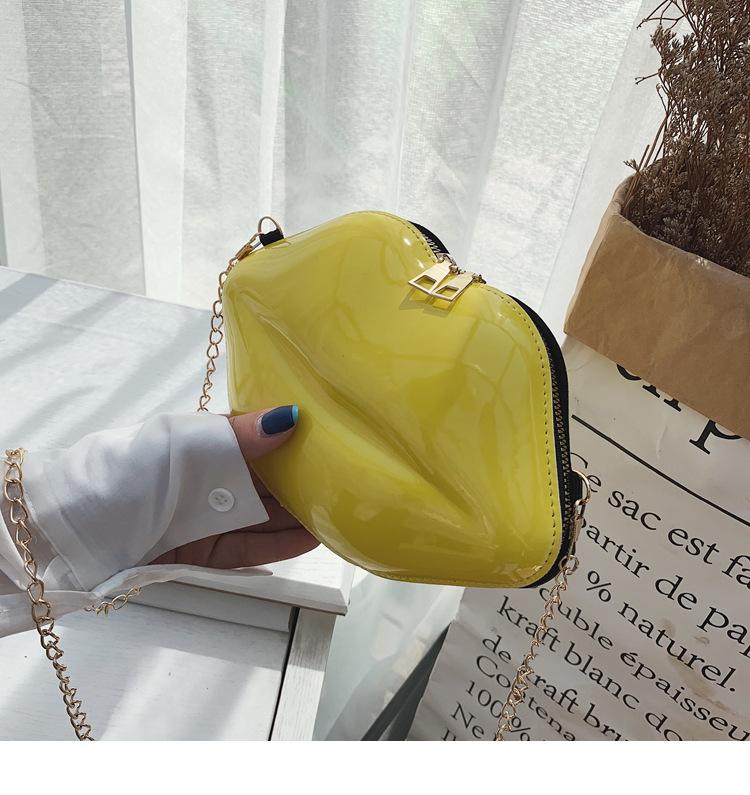 Product Introduction of Fashion Korean style chain lip small bag ins super hot women's bag all-match mini shoulder messenger bag 33