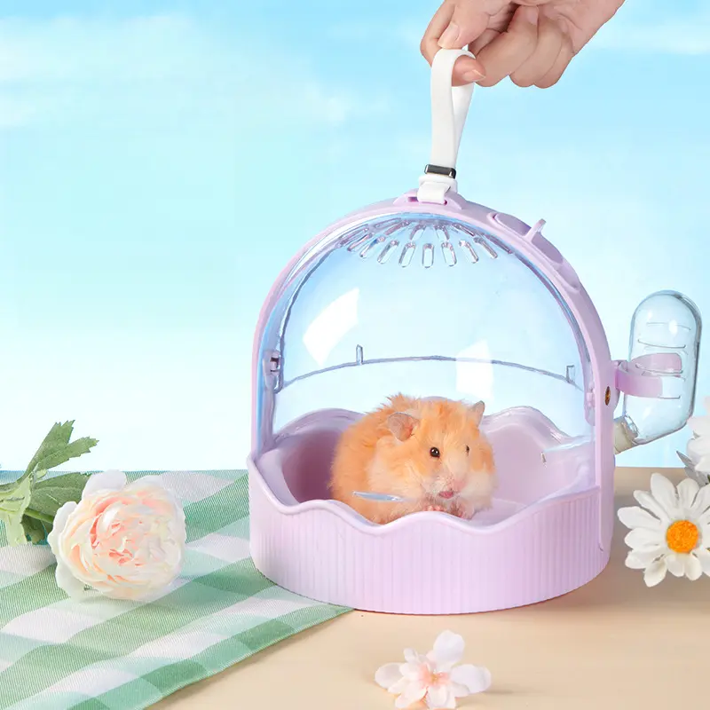 Hamster cage portable travel cage portable crossbody bag squirrel sugar glider golden bear cage