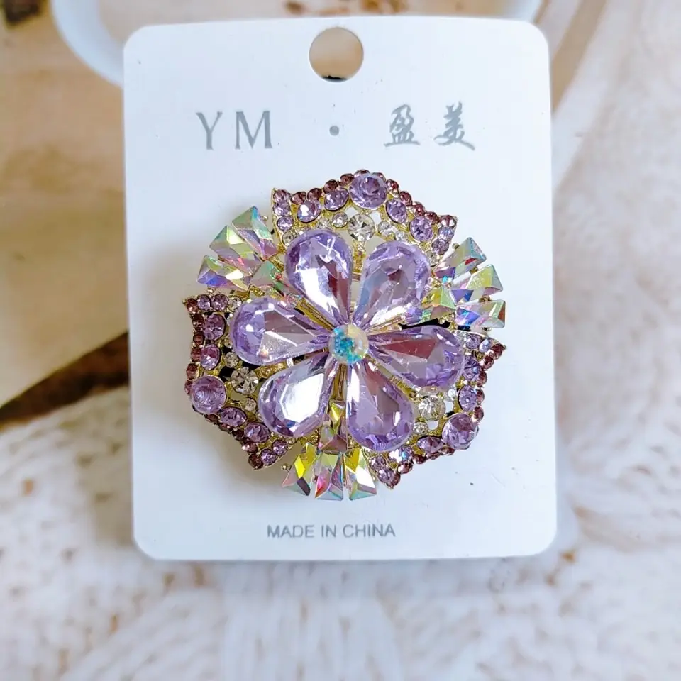 Cột tóc nhung đính đá cao cấp Nữ Women Chun Thun