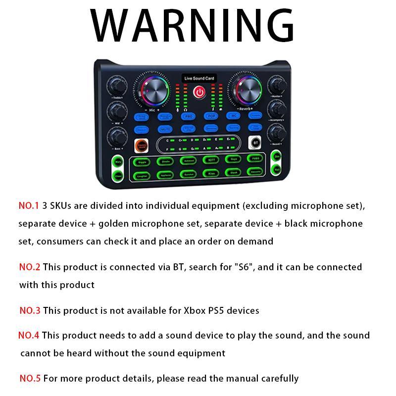 Professional Podcast Equipment Bundle, USB Rechargeable Microphone Set, Live Sound Control Equipment, Condenser Microphone for Recording, Gaming, Singing, Audio 2