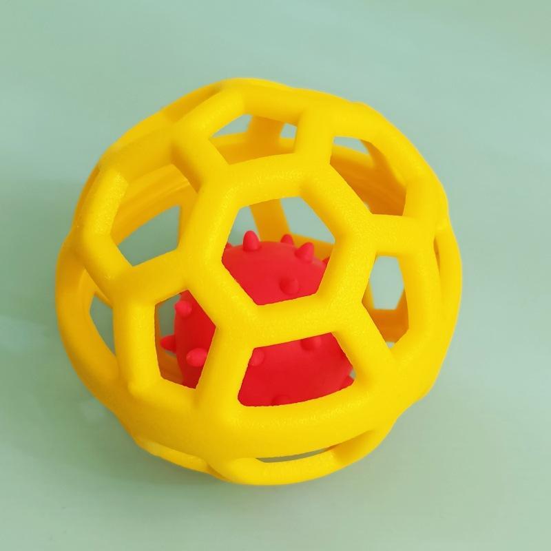 Product Introduction of Interactive Dog Toy, 1 Count Hollow Ball Dog Toy, Pet Chew Toy, Dog Teething Toy, Pet Interactive Toy, Dog & Cat Accessories 5
