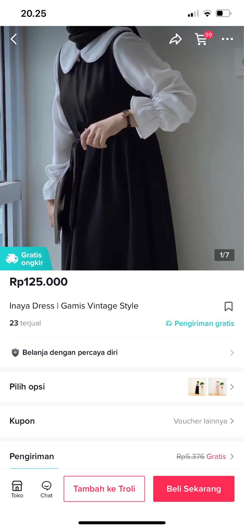 Product Introduction of Inaya Dress | Gamis Vintage Style 0