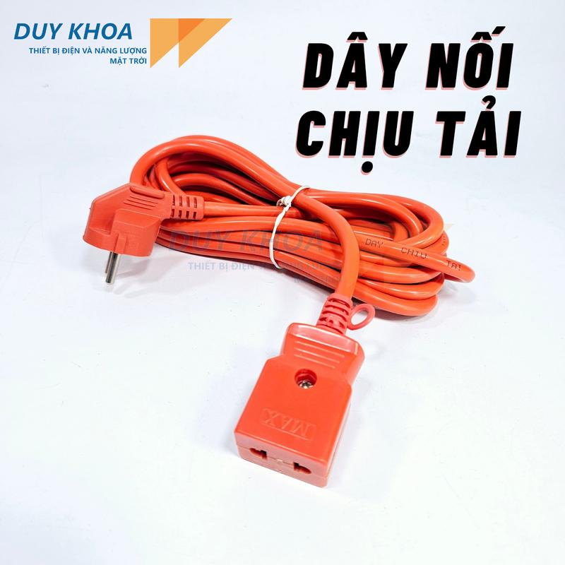 Dây Điện nối chịu tải 4000W Đấu sẵn Phích đực và phích cái Max  - Hàng Việt Nam dây nối ổ cắm