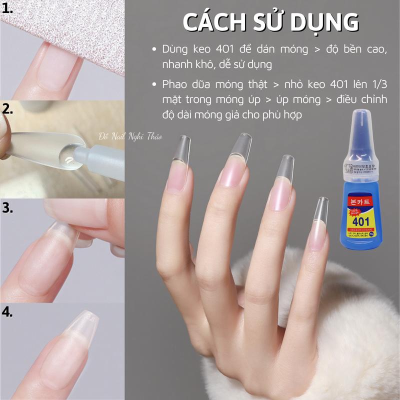 Móng úp tay Jeliva hộp 500 móng 7