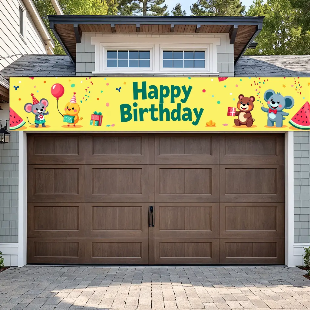 Themed Birthday Decor Decorative Event Decorations Stylish Colorful Party Backdrop For Kids Birthday Celebration Event Outdoor Party