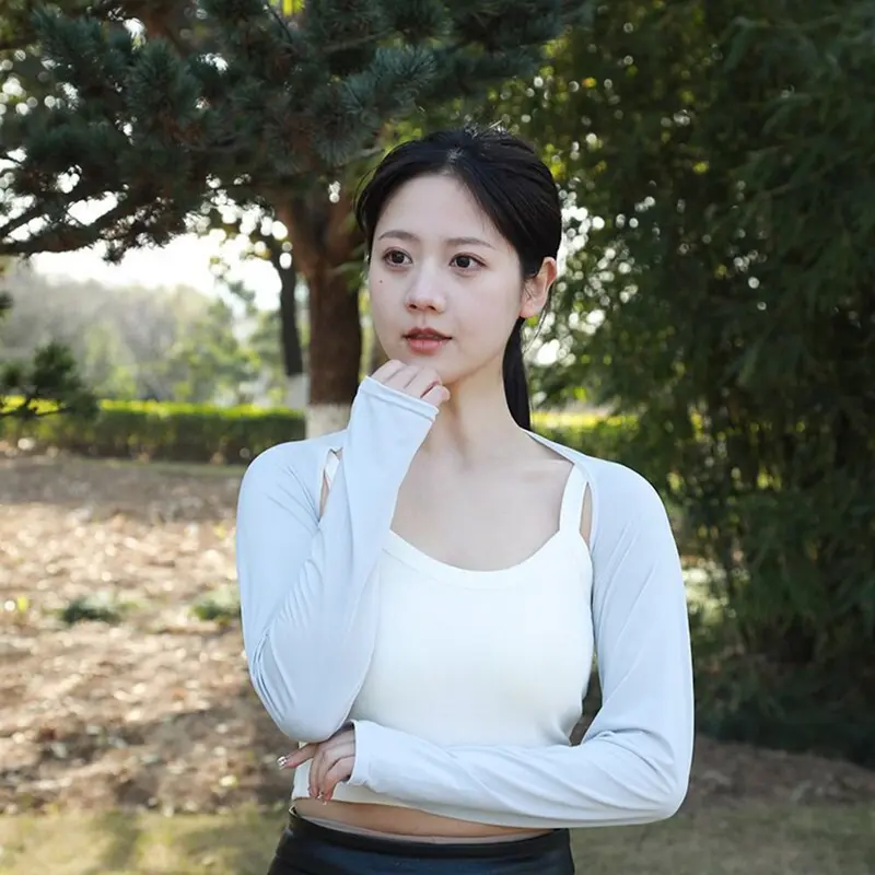 Áo Sơ Mi Điều Hòa Không Khí, Tay Áo Raglan, Che Cánh Tay, Chống Nắng, Kimono, Áo Cardigan, Khăn Choàng Nữ Và Bé Gái, Chống Tia UV, Đạp Xe, Golf, Thể Thao, Tay Áo Mở Cho Mùa Hè 6