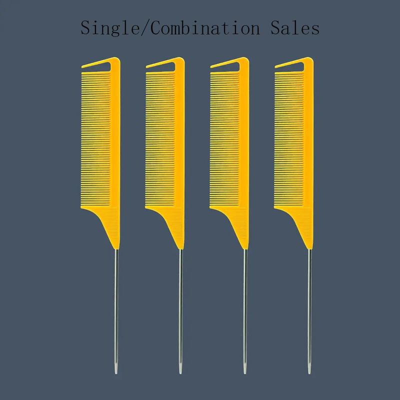Professional Pointed Tail Hair Comb, Hairstyling Comb, Anti-static Hair Dye Brush, Rat Tail Hair Comb, Heatless Hair Styling Tools, Hair Products, Barber Accessories, Hair Products, Valentine's Day Gift 9