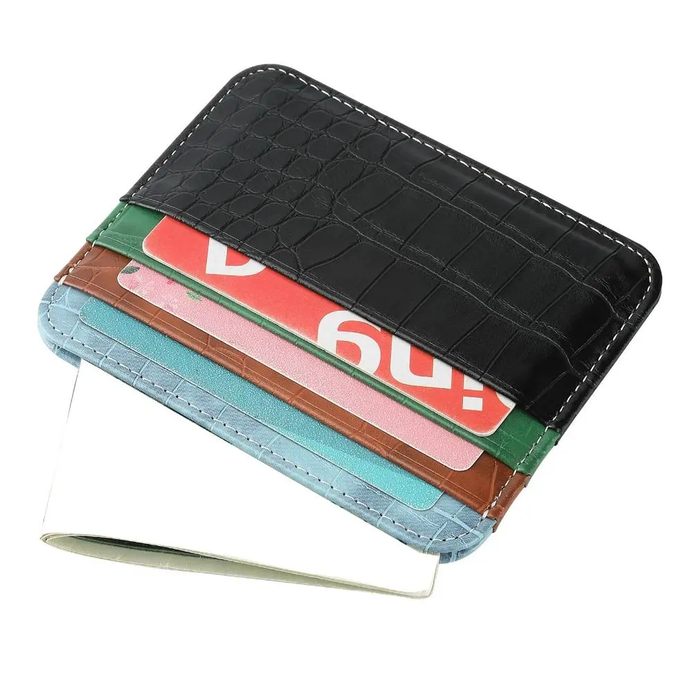 Organizer Double-sided Card Holder Ultra-thin PU Leather Credit Card Sleeve  Coin Pouch Wallet Card Protector Card Storage - TikTok Shop Philippines