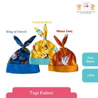 Gambar LIBBY Topi Newborn Motif Tree House (1 pcs) - Topi Tali, Tropical Bird dari Libby Baby Indonesia Kota Administrasi Jakarta Barat 2 Tokopedia