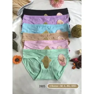 Celana Dalam Hamil Polini CD Ibu Hamil 3905/3906/3907/3908 Sepinggul ASLI Low Waist Maternity Adem Bahan Katun Dingin Nyaman Ukuran M L XL XXL untuk Bumil Wanita