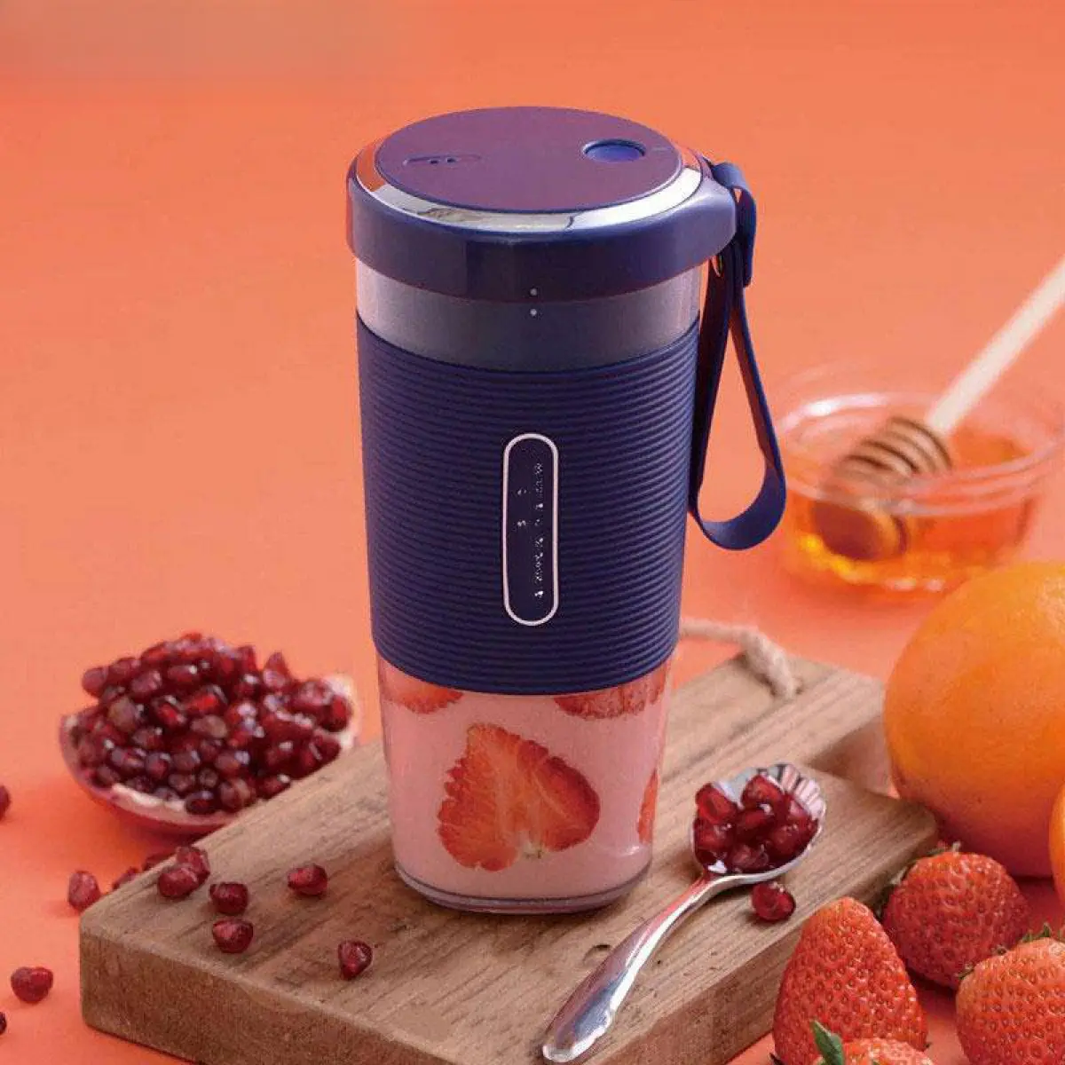 Portable Juicer Cup Fresh Fruit Juice cup USB Rechargeable Wireless Outdoor High Speed Stirring Juicer Cup