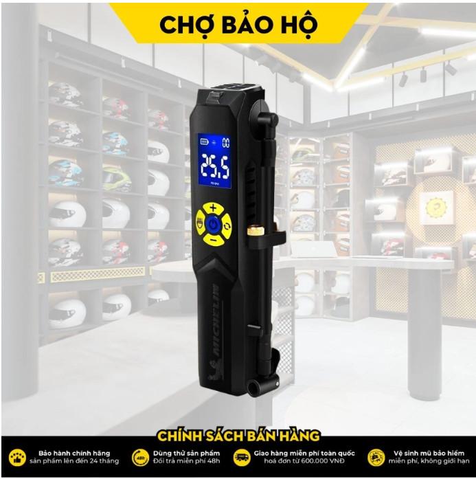 Máy Bơm Lốp Xe Michelin Chính Hãng Pin Sạc