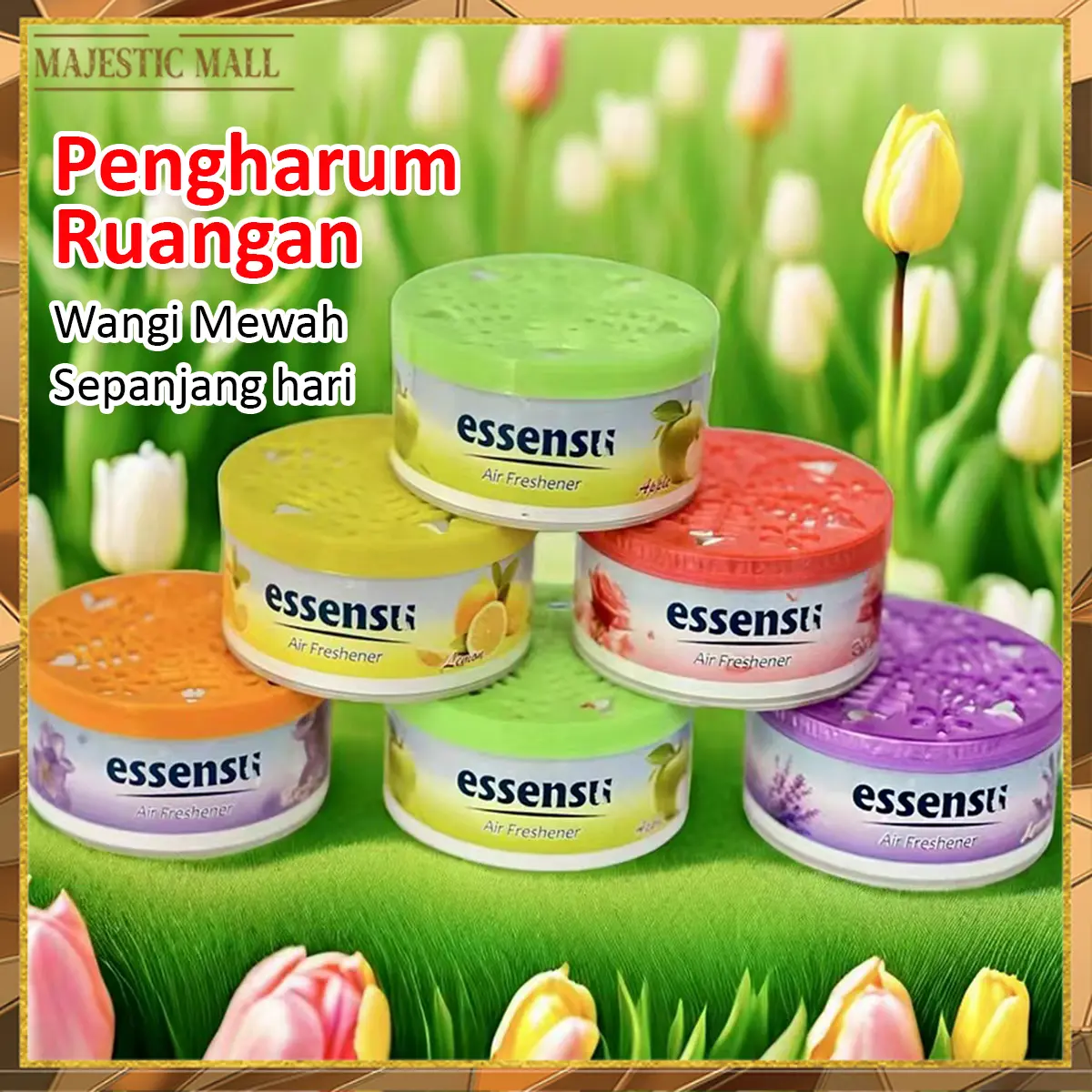 Pengharum Ruangan Mobil Pewangi Kamar Mandi Lemari Pakaian Ruang Keluarga 810N essensu Plastik