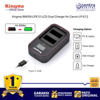 Gambar Kingma BM058-LPE12 Dual USB Charger for Canon EOS M100 M200 M50II 100D dari Sentra Digital Kota Surabaya 2 Tokopedia