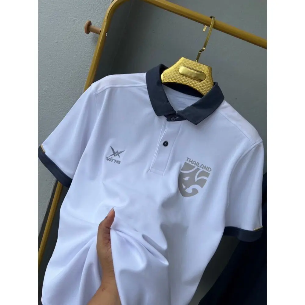 Áo Polo Nam, In Hình, Tay Ngắn, Logo Đội Tuyển Quốc Gia, Thích Hợp Cho Những Tình Nhân