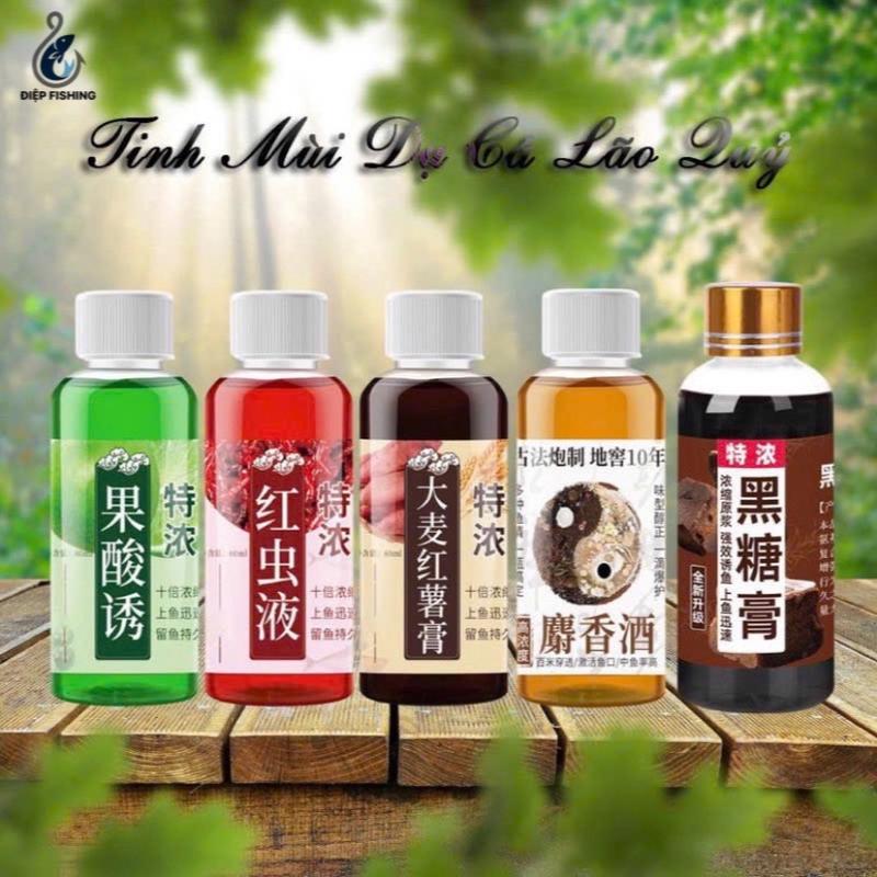  Tinh Mùi Dụ Cá Lão Quỷ 60ml Siêu Nhạy Cá Hương Liệu Câu Cá Bắt Cá Đi Câu Fish Fishing Tim moicau Nam Mồi 