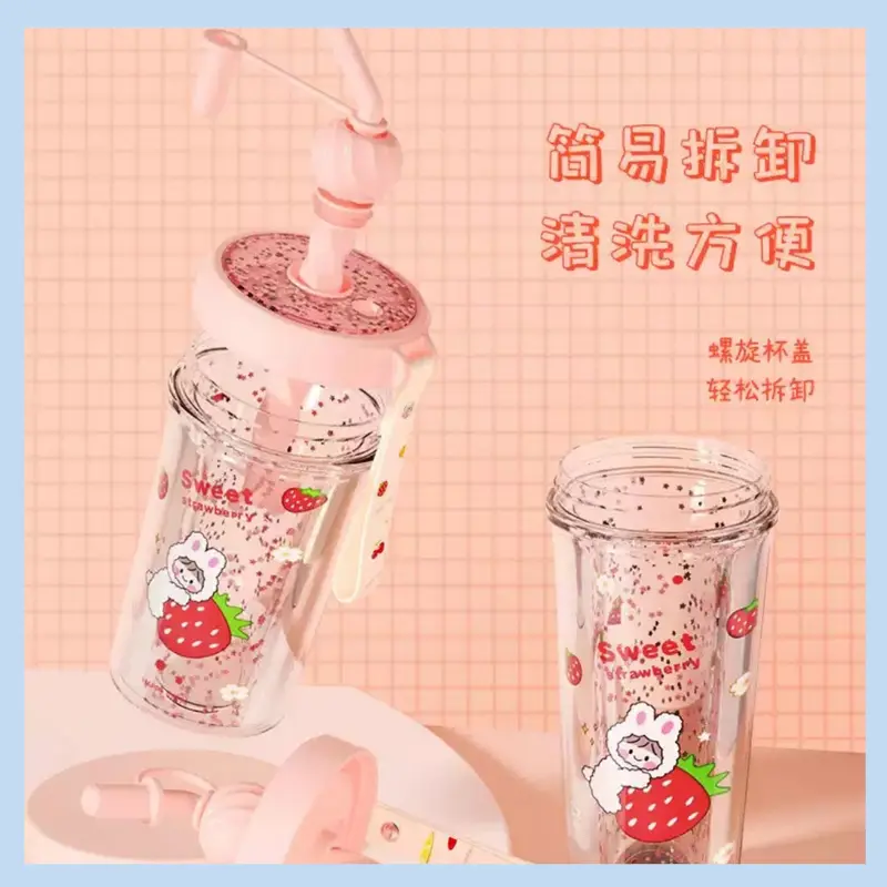 TUMBLER ANAK IMPORT TUMBLER ANAK FRUIT GELAS ANAK IMPORT LUCU BOTOL MINUM ANAK IMPORT LUCU Bottles Kitchenware 6