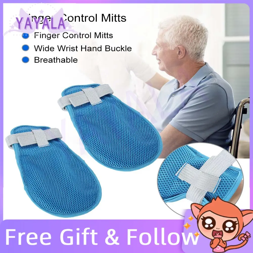 [Ready Stock] YAYALA 2pcs Hand Control Mitts Restraints Safety Patient Finger Protectors Fixed Glove