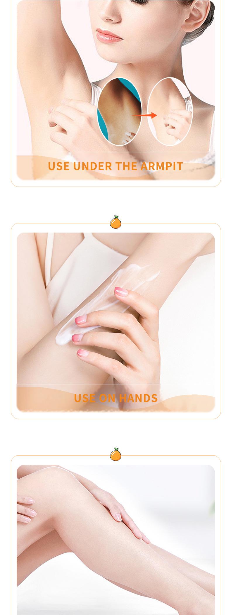 Product Introduction of Underarm whitening cream effective under arm whitening  for men and women body\qh003 17