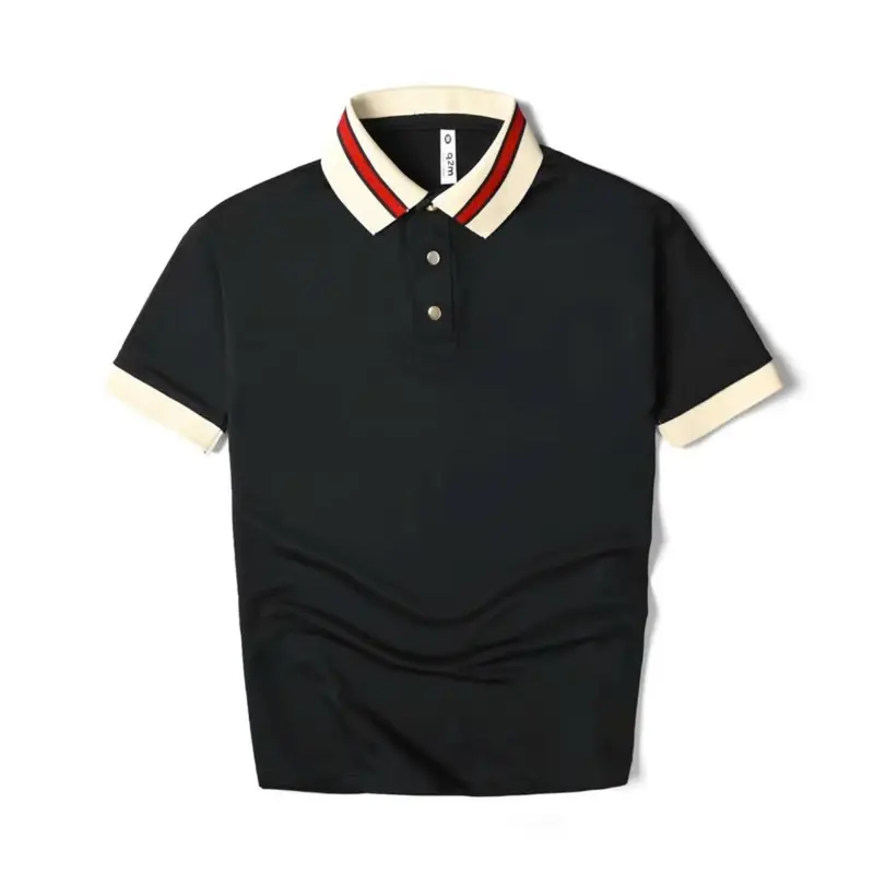ÁO POLO MÀU XANH THAN , ĐEN PHỐI CỔ KẺ ĐƠN GIẢN 2