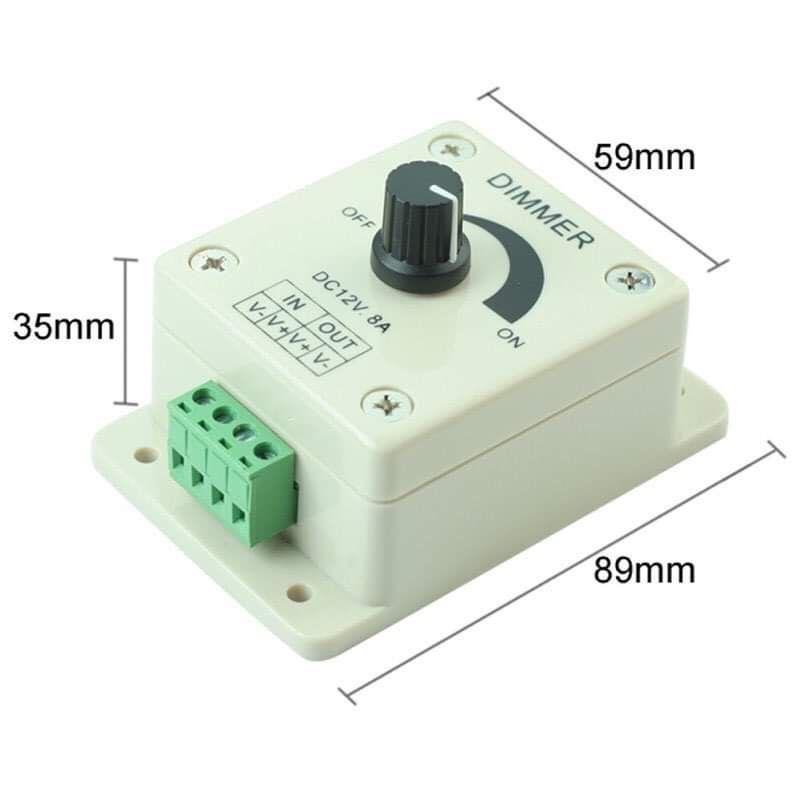 ตัวหรี่ไฟ DC 12v-24v 8A 0