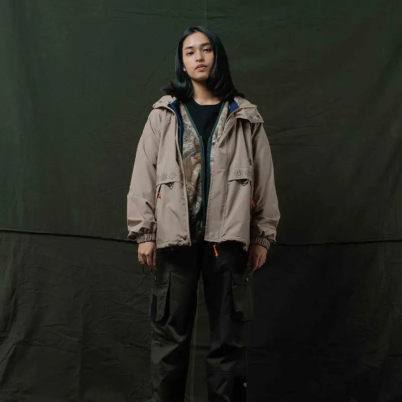 Humblezing Jacket Gaussian Blouseon Fit Outdoor Polyester Musim Dingin 6