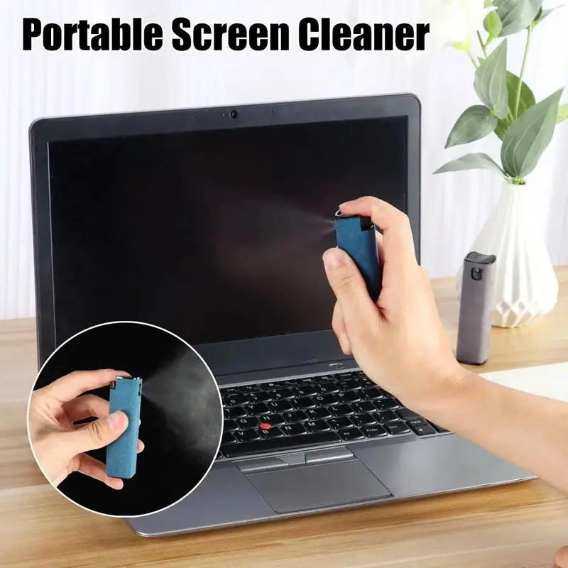 Bộ Vệ Sinh Màn Hình Bộ Xịt Vải Lau Cho Điện Thoại Tablet Máy Ảnh Máy Tính Chuyên Nghiệp Bình Xịt Vệ Sinh Làm Sạch Màn Hình Điện Thoại - Bình xịt làm sạch màn hình máy tính bảng - Bộ làm sạch màn laptop 6