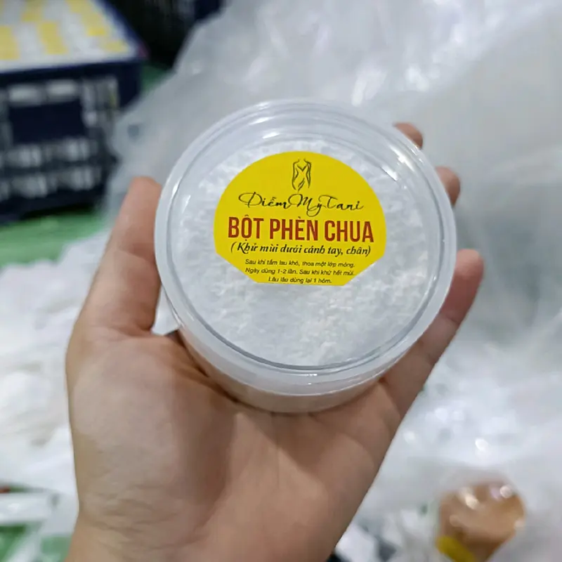 Phèn chua chưng cất 100gr Khử Mùi(có che tên sp) 2