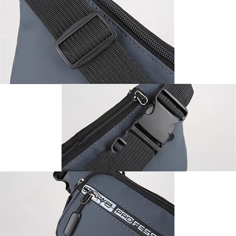 Product Introduction of Túi Đeo Hông, Không Thấm Nước, Unisex, Túi Đeo Hông Ngoài Trời, Túi Đeo Chéo, Cho Túi Đeo Thắt Lưng Ngực, Túi Đựng Điện Thoại Du Lịch, Chất Liệu Oxford, Túi Đeo Ngực, [HHH] Bag Nam Túi Bao Tử 22