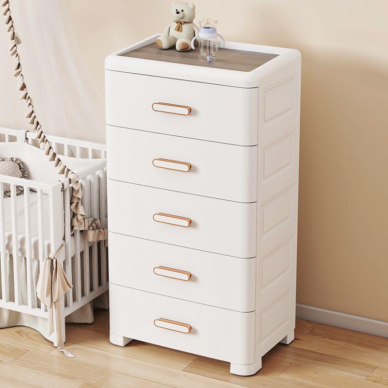 Thickened Storage Cabinet, Organizer Cabinet, Household Snack Storage Box, Bedroom Plastic Five-Drawer Cabinet, Storage Cabinet, Drawer Style 7