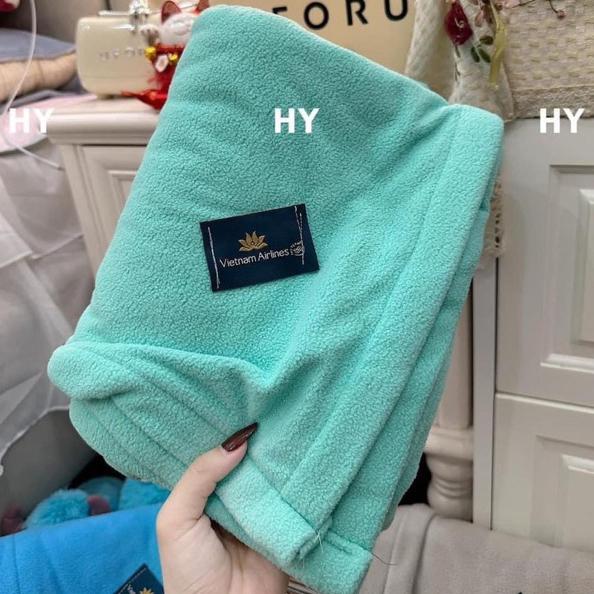 Chăn Nỉ Hàng Không VietNam Airline. Mền Đắp Ngủ Văn Phòng, Spa, Đi Học. Chăn Hè Mềm Mịn Để Sofa, Ô Tô, Dùng Đi Du Lịch