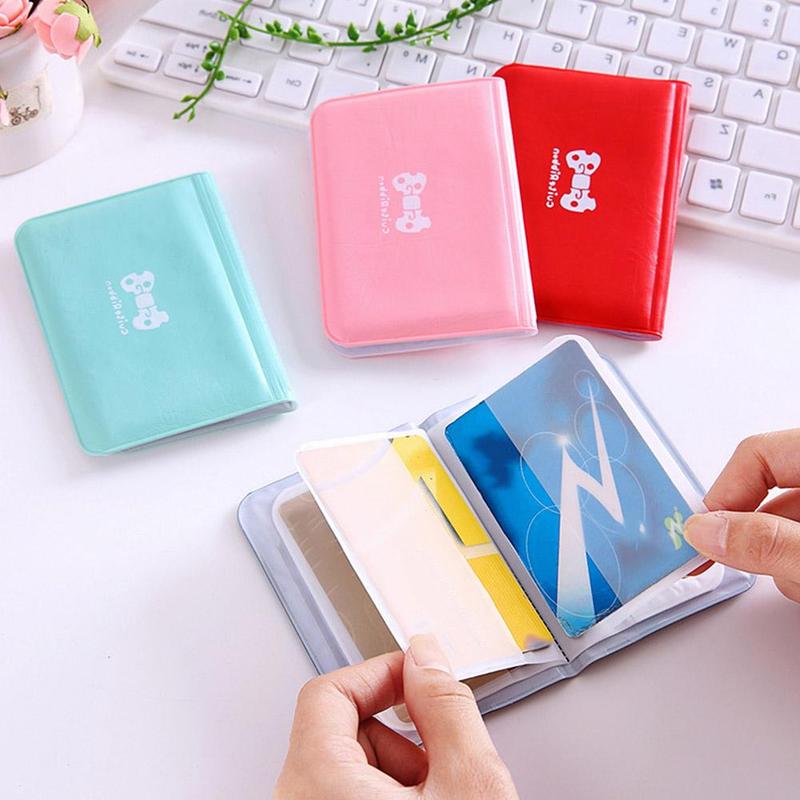 Korean Cute Cartoon Shiny Coin Card Holder Romantic Bow Decoration Card Holder 12 Digit PU Card Holder 2
