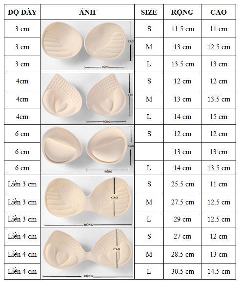 Product Introduction of Cặp Đệm Ngực Mút Lót Áo Tập Thể Thao Cao Su Thiên Thiên ML01 Siêu Mềm Mại Bền Bỉ Giữ Dáng Bra 0