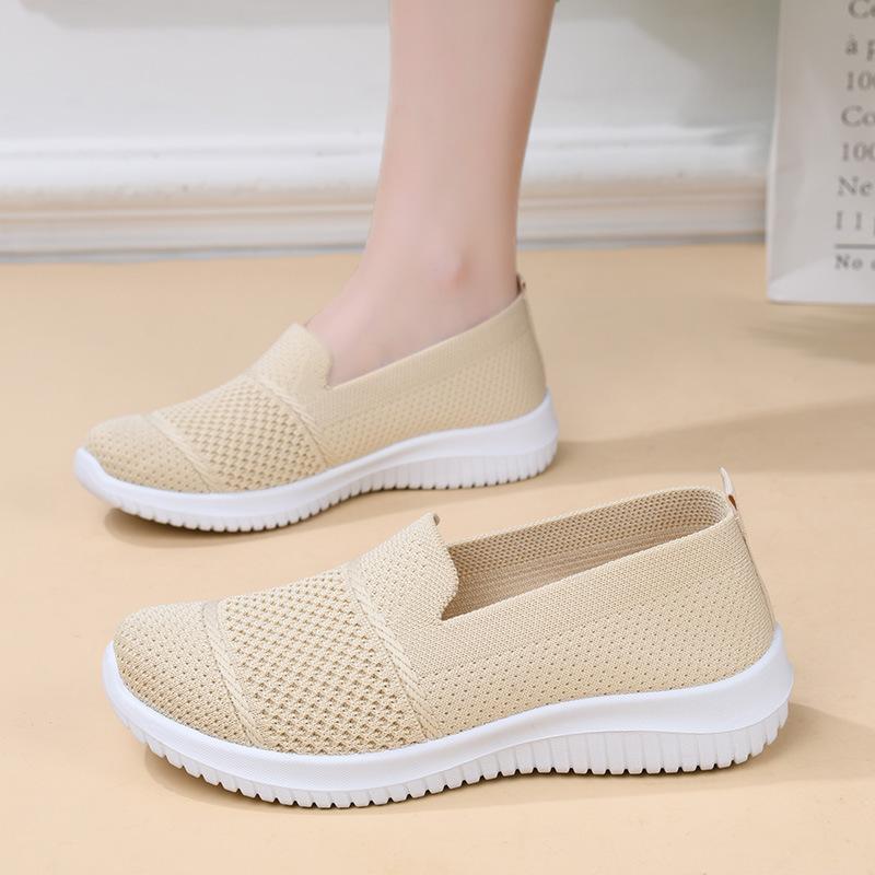 Product Introduction of Giày Nữ, Thiết Kế Đặc Biệt, Hàng Mới Về, Ngoại Cỡ, Chất Liệu Flyknit Thoáng Khí, Giày Đế Bằng, Thích Hợp Đi Làm, Bề Mặt Lưới, Mỏng, Phong Cách Đi Chơi 10