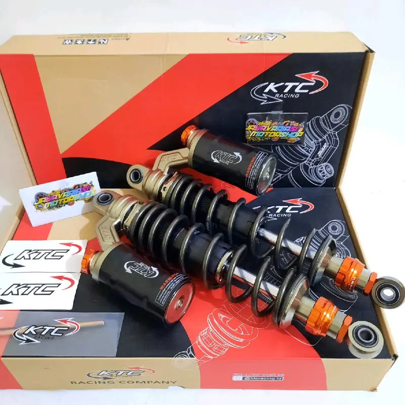ORIGINAL SHOCKBREAKER SHOCK KTC EXTREME RACING DOUBLE TABUNG ATAS 280MM 320MM 340MM BEBEK RX KING/ TIGER/ SUPRA/ KARISMA/ REVO/ GRAND/ JUPITER Z/ VEGA/ F1ZR/ GL PRO/ VERZA/ MEGAPRO/ WR155/ WR 175/ CB 100 DLL 3