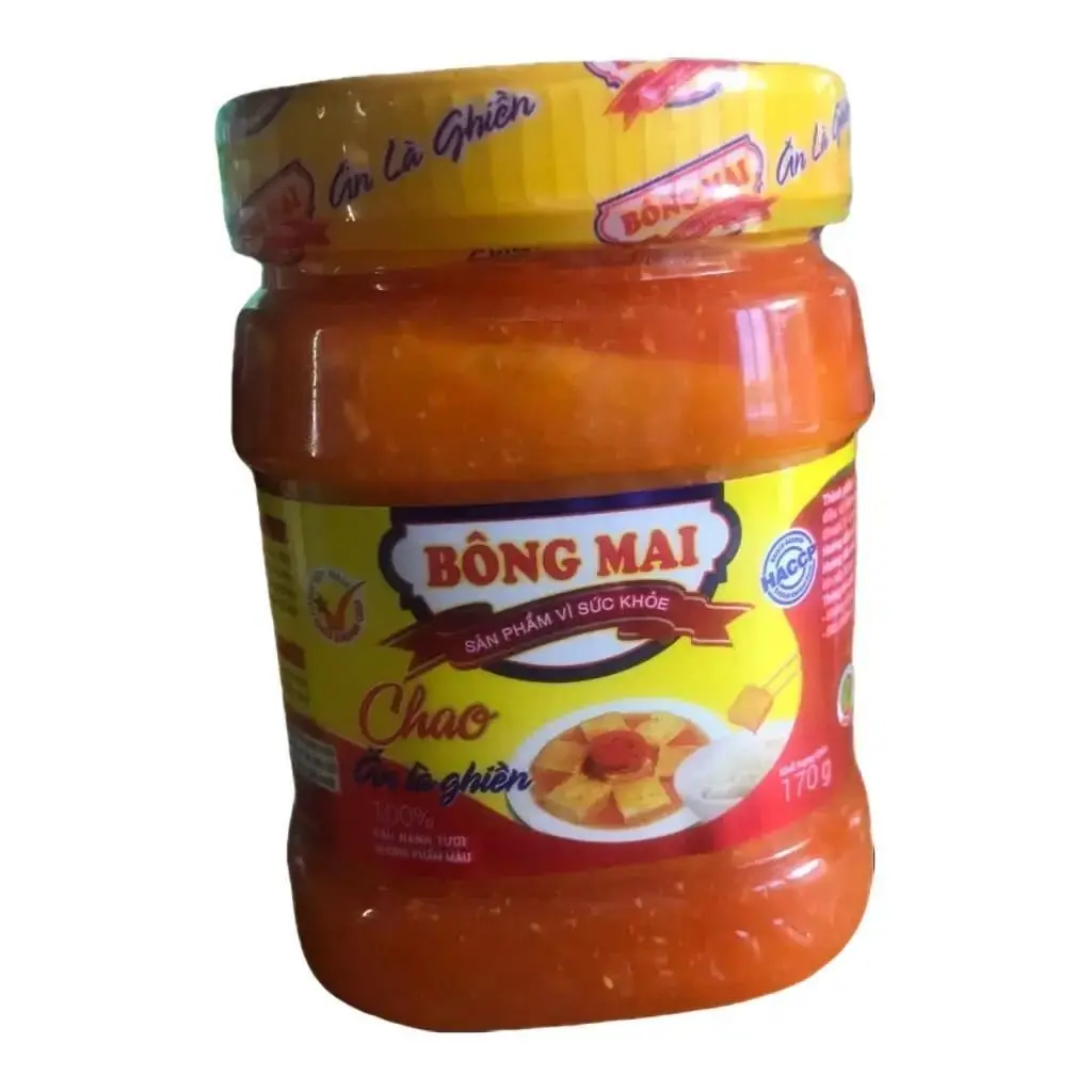 Chao Bông Mai - Hũ 170g & 370g - Hương Vị Truyền Thống Đậm Đà