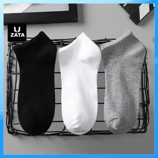 Tất nam ZATA cổ ngắn thoáng khí thời trang - Menswear