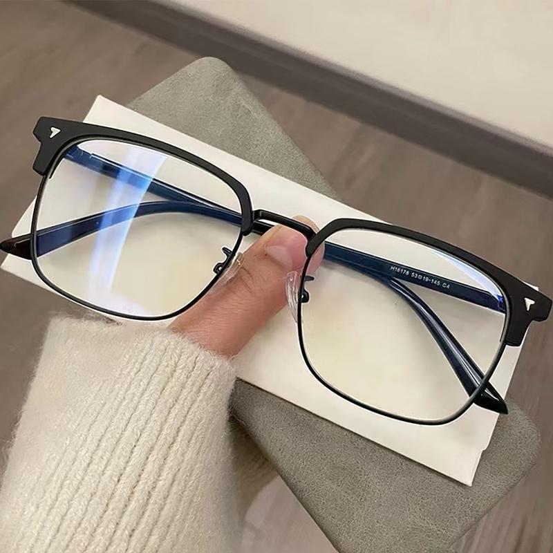 Kính Mắt Nửa Gọng, Phong Cách Cổ Điển Dành Cho Nam Và Nữ, Thời Trang, Công Sở, Chống Ánh Sáng Xanh, Kính Mắt