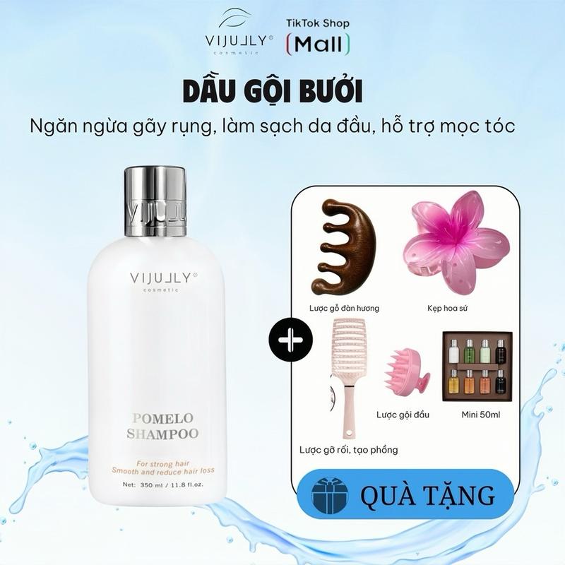 [ Phiên bản DƯỠNG ẨM] Dầu Gội Bưởi Vijully Hỗ trợ giảm rụng & hỗ trợ mọc tóc giam rung