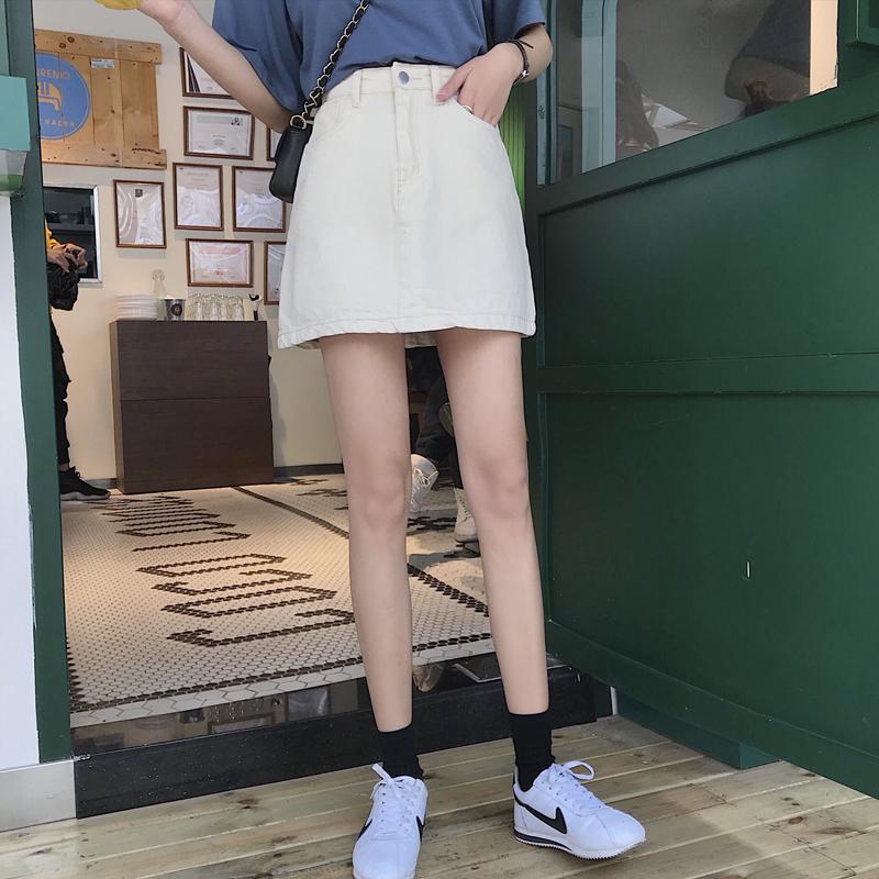 Product Introduction of Chân Váy Denim Ngắn, Phong Cách Ins, Dành Cho Nữ, Hàng Mới Về Mùa Xuân Và Mùa Thu 2023, Cạp Cao, Bó Sát Và Nâng Cao, Chân Váy Bút Chì Chữ A, Ôm Dáng 21