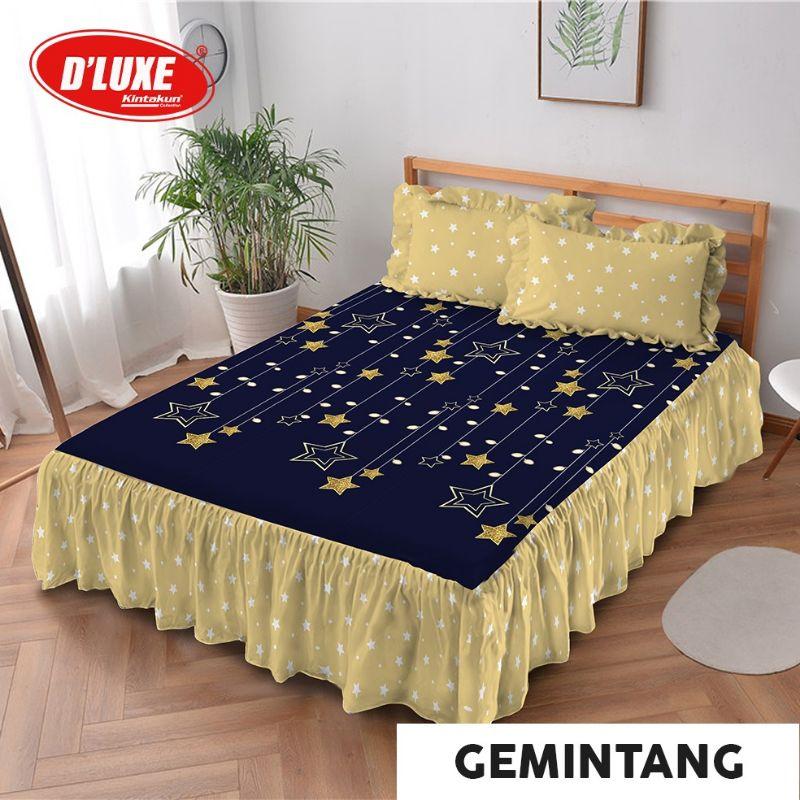 SPREI DELUXE RUMBAI 180X200 BANTAL 2 GULING 2 7