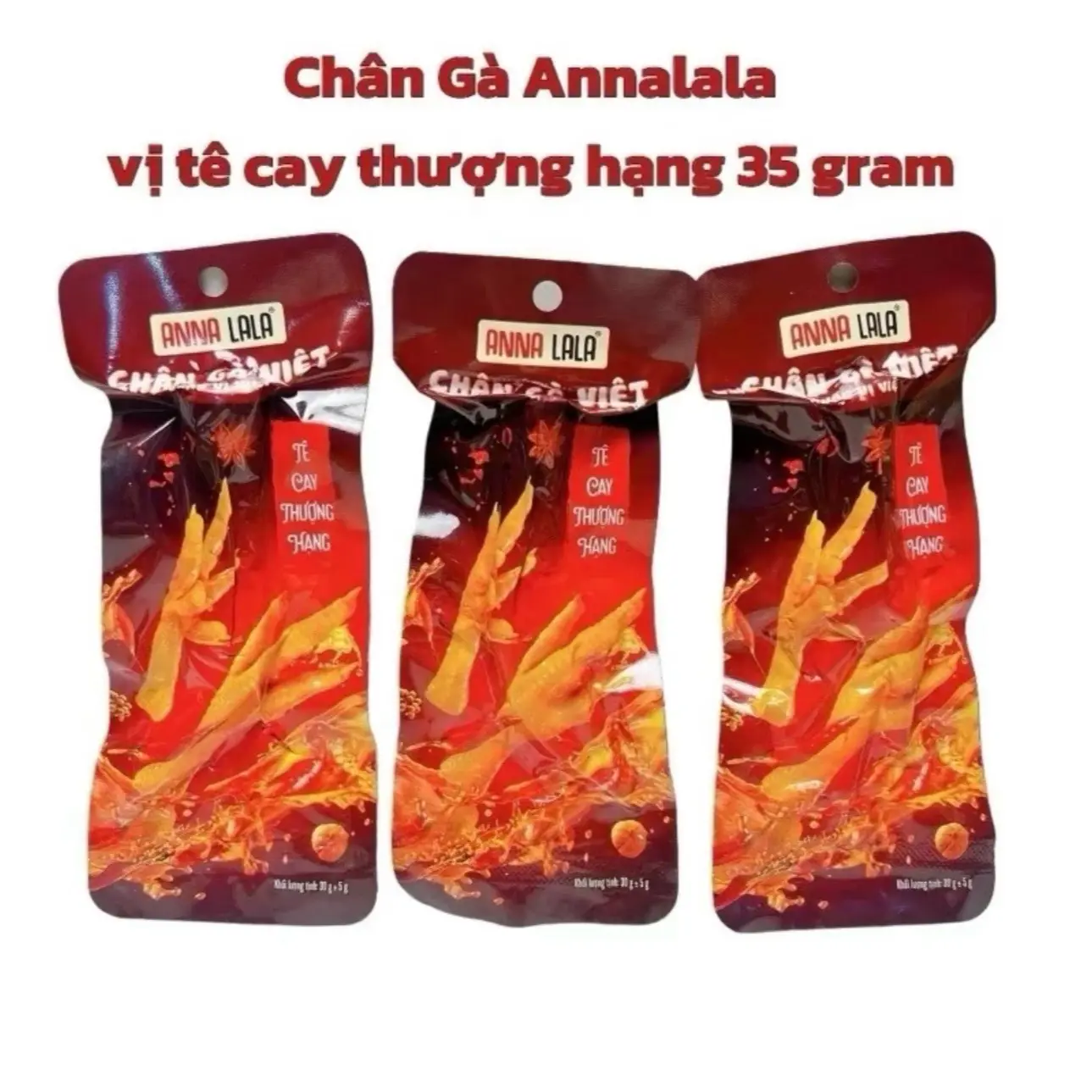 ComBo 30 Chân Gà Việt Anna Lala Cay Tê Thượng Hạng