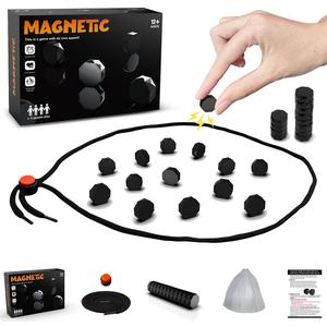 Juego de Ajedrez Magnético con Piezas de Plástico, Divertido Juego de Mesa de Estrategia para Niños y Adultos, Perfecto para Fiestas, Viajes, Juegos Familiares y Halloween