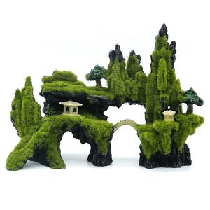 ตกแต่งตู้ปลา, ภูมิทัศน์โลกพิพิธภัณฑ์สัตว์น้ำจำลองพืชน้ำ, ชุดหิน, ภูมิทัศน์หินเลียนแบบ, อุปทานโดยตรงจากโรงงาน