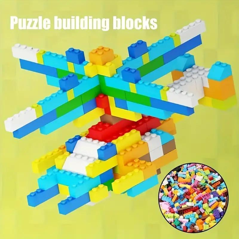 Building Blocks Toy (1 Set), Small Particle Building Blocks, Various Shapes, Free Assembly Learning Toys Decoration, Party Favors, Birthday Gifts 5