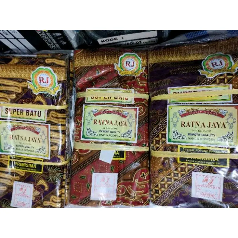KAIN JARIK PANJANG / BAHALAI BATIK MERK RJ / RATNA JAYA (SUPER BATU) 0