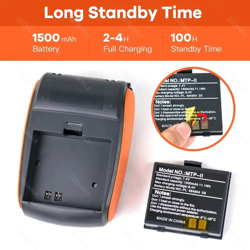 mini printer thermal bluetooth 58 mm portable rechargeable printer struk nota kasir mini market restoran kafe swalayan printer thermal POS PPOB smartphone printer struk mini portable HP 1